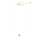 925 Sterling Silver 18K Gold Plated Cubic Zirconia Necklace