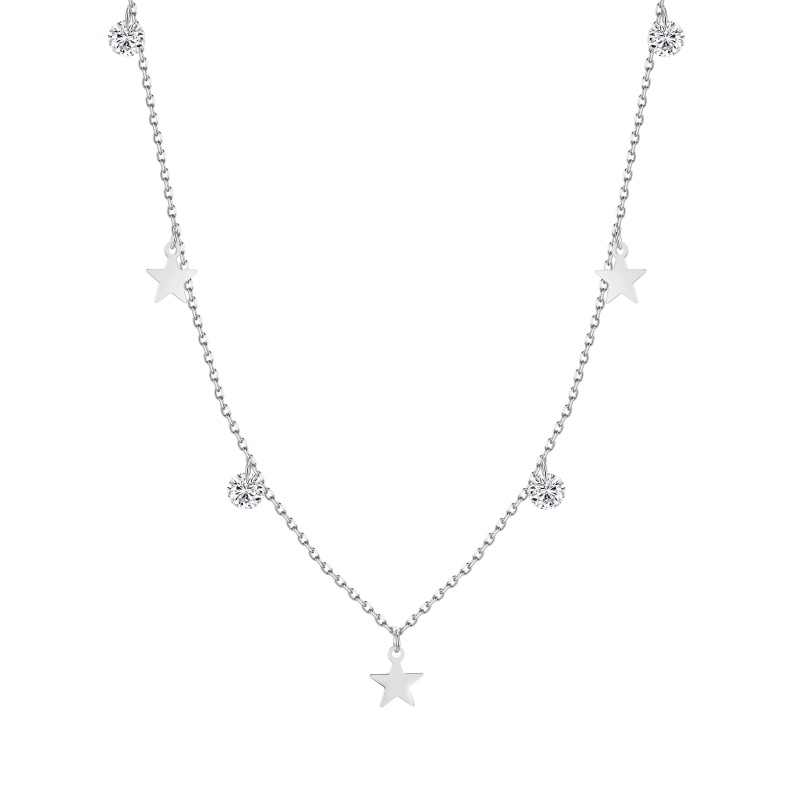 925 Sterling Silver Cubic Zirconia Necklace