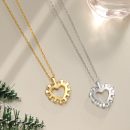 925 Sterling Silver 18K Gold Plated Cubic Zirconia Necklace