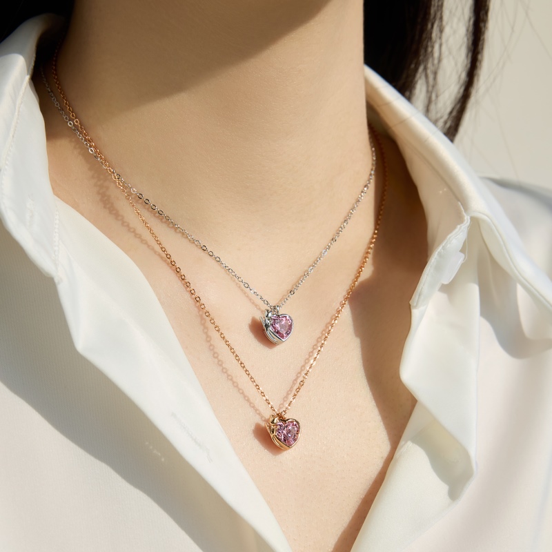 925 Sterling Silver Cubic Zirconia Necklace