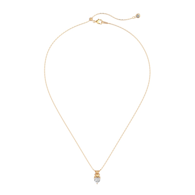 925 Sterling Silver Cubic Zirconia Heart Necklace