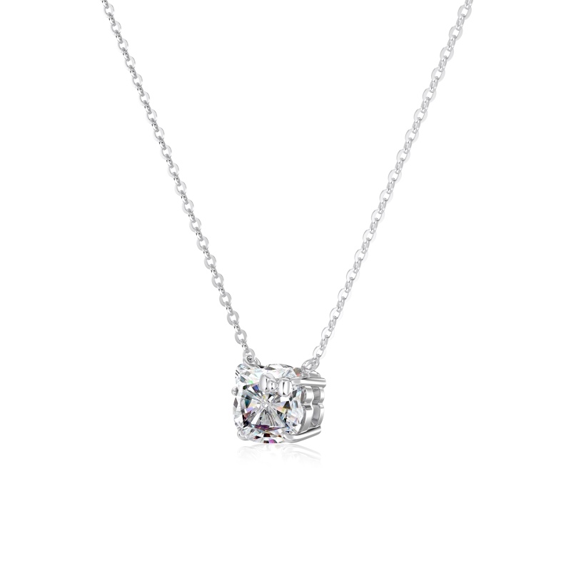 925 Sterling Silver Cubic Zirconia Necklace - Image 2