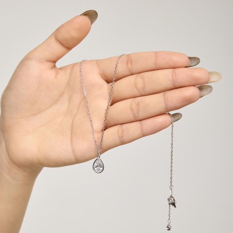 925 Sterling Silver Cubic Zirconia Necklace