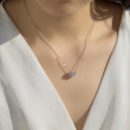 925 Sterling Silver Cubic Zirconia Heart Necklace