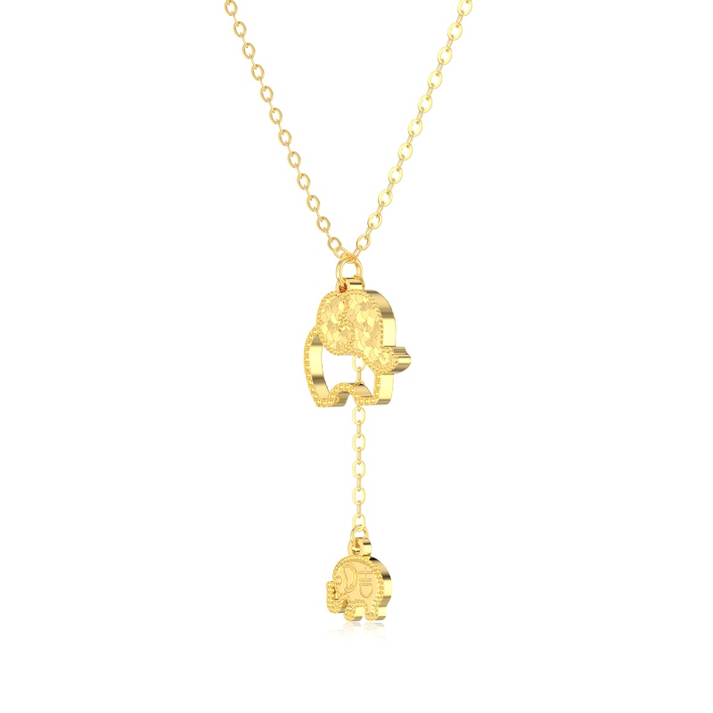 925 Sterling Silver 18K Gold Plated Cubic Zirconia Necklace - Image 3