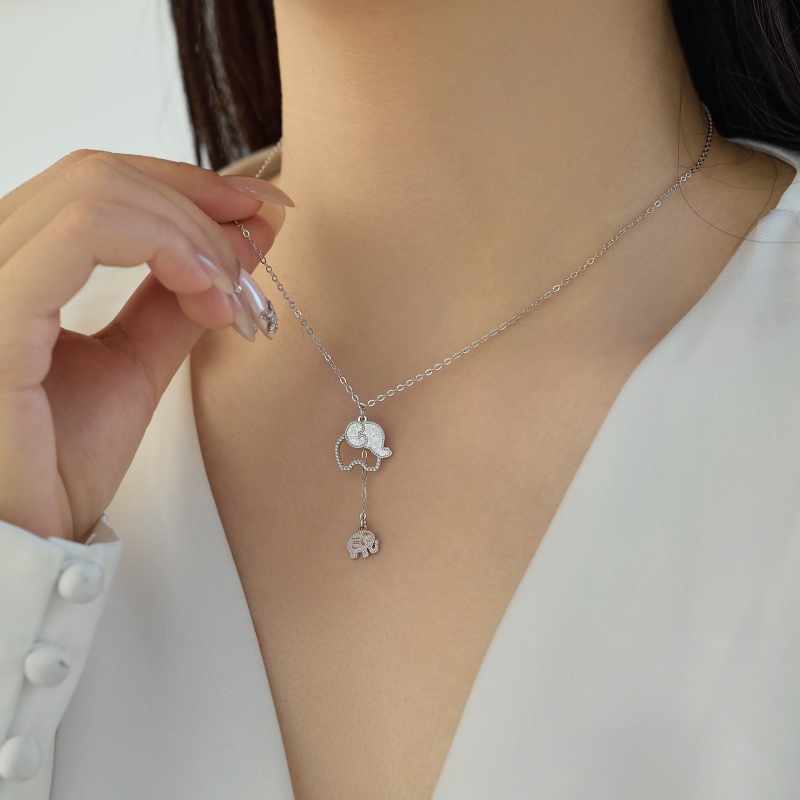 925 Sterling Silver Cubic Zirconia Necklace