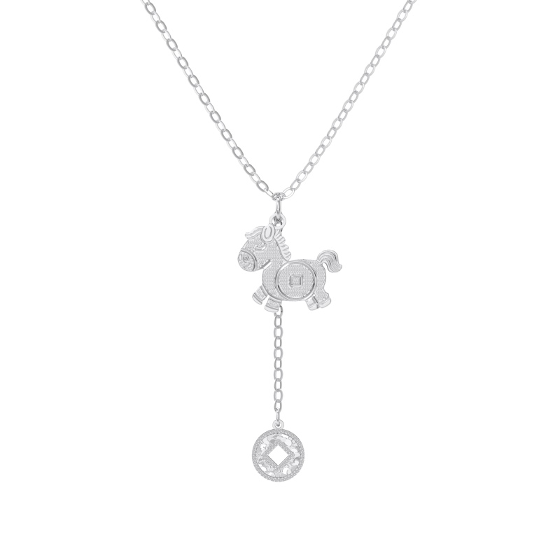925 Sterling Silver Cubic Zirconia Necklace - Image 2