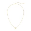 925 Sterling Silver 18K Gold Plated White Shell Unicorn Necklace