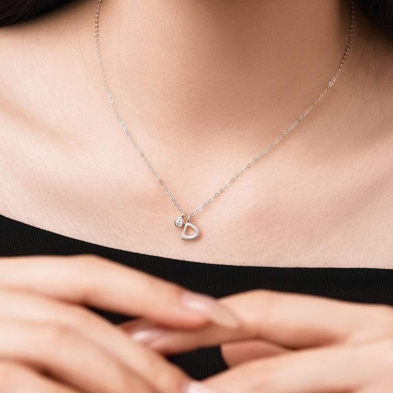 925 Sterling Silver Cubic Zirconia Necklace