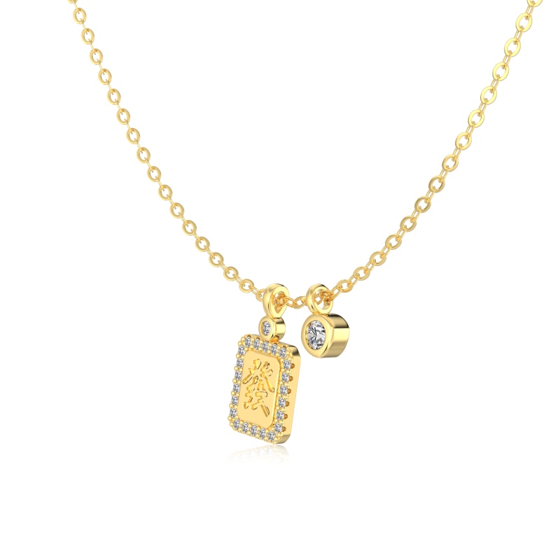 925 Sterling Silver Cubic Zirconia Necklace