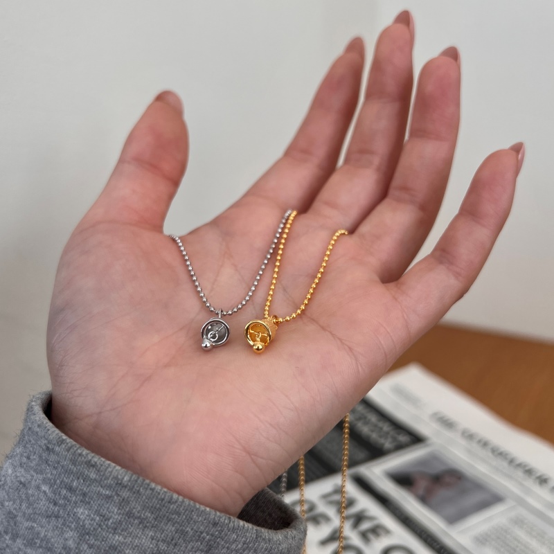 925 Sterling Silver 18K Gold Plated Cubic Zirconia Necklace - Image 3