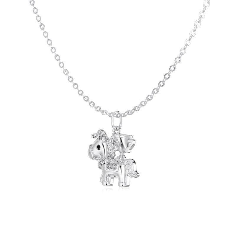 925 Sterling Silver Cubic Zirconia Necklace