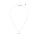 925 Sterling Silver Cubic Zirconia Heart Necklace
