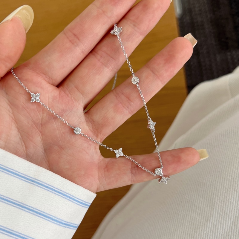 925 Sterling Silver Cubic Zirconia Necklace