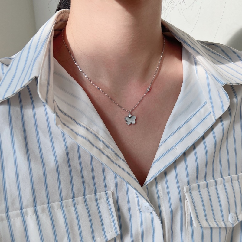 925 Sterling Silver Cubic Zirconia Necklace - Image 2