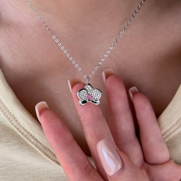 925 Sterling Silver Cubic Zirconia Necklace