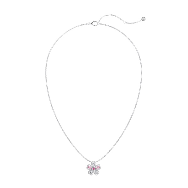 925 Sterling Silver Cubic Zirconia Pear Necklace - Image 4