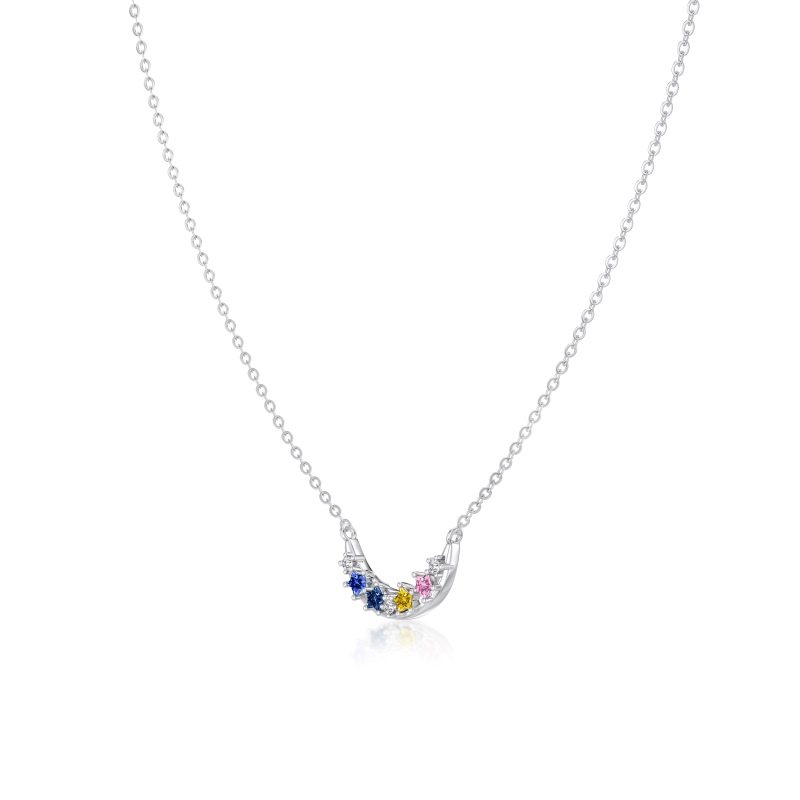925 Sterling Silver Cubic Zirconia Necklace