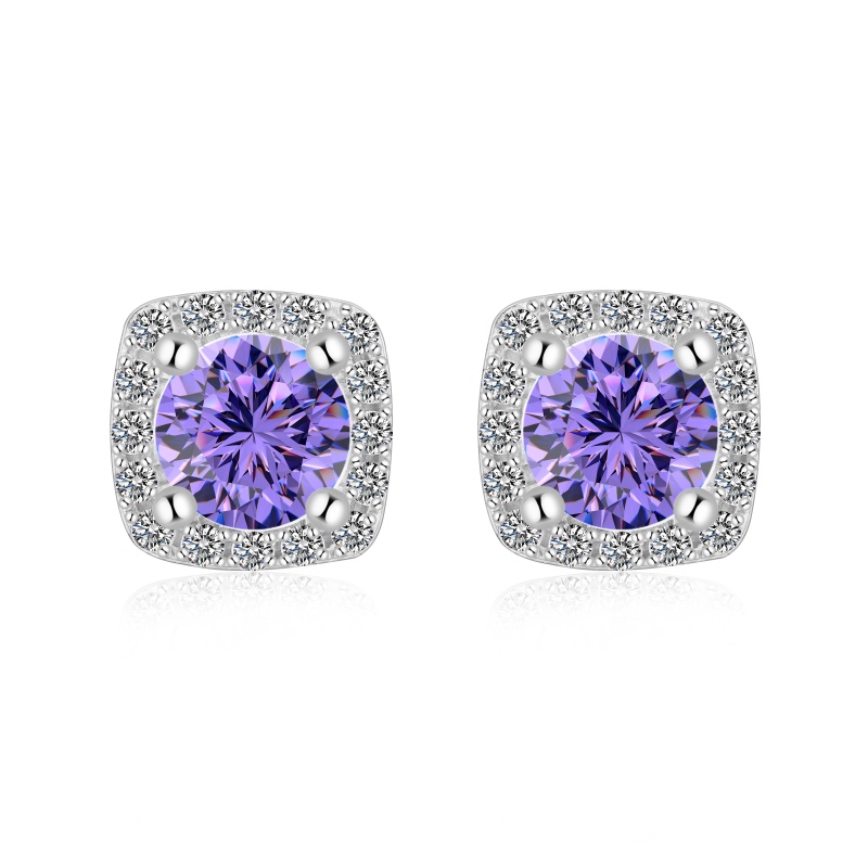 925 Sterling Silver Cubic Zirconia Earrings - Image 2