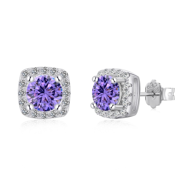 925 Sterling Silver Cubic Zirconia Earrings - Image 5