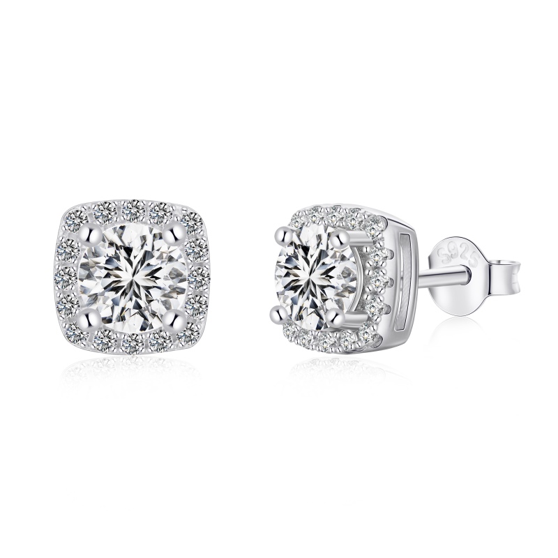925 Sterling Silver Cubic Zirconia Earrings - Image 2