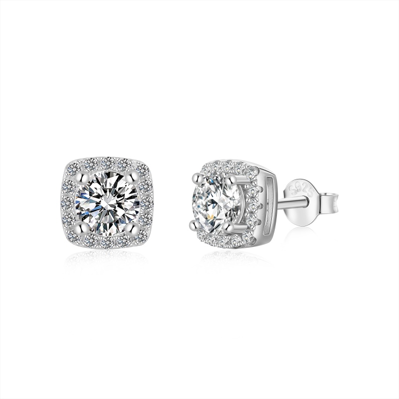 925 Sterling Silver Cubic Zirconia Earrings - Image 3