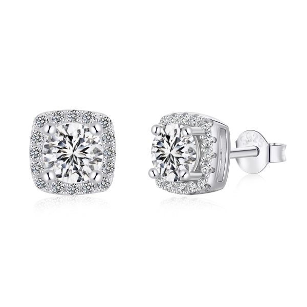 925 Sterling Silver Cubic Zirconia Earrings - Image 5