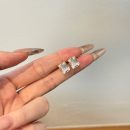 925 Sterling Silver 18K Gold Plated Cubic Zirconia Earrings