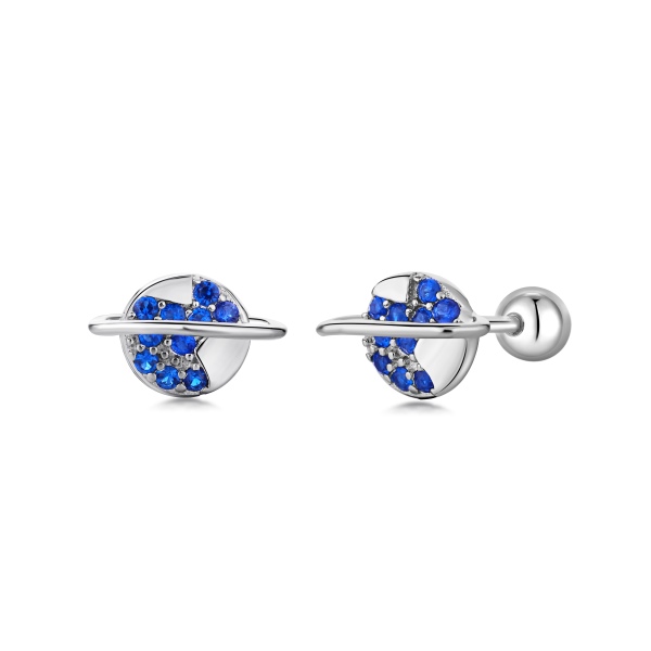 925 Sterling Silver Cubic Zirconia Earrings - Image 4