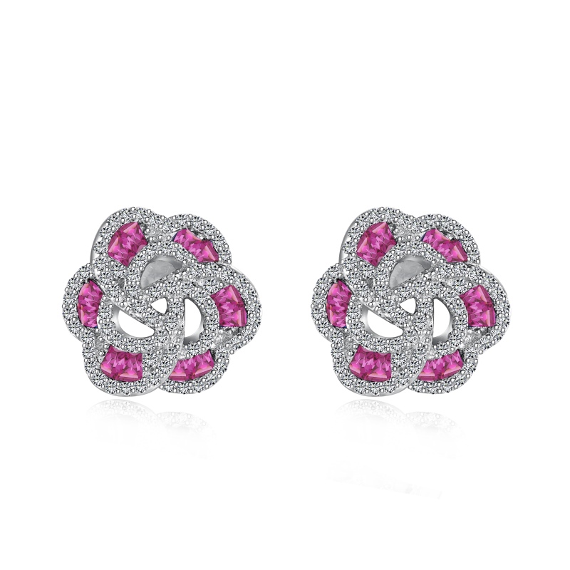 925 Sterling Silver Cubic Zirconia Earrings - Image 3