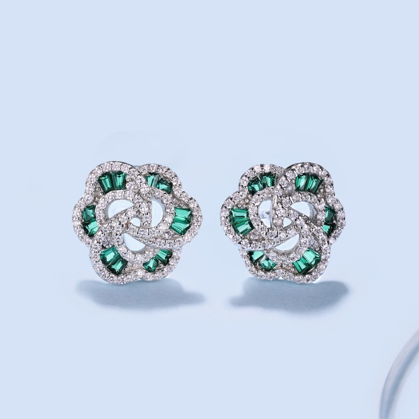 925 Sterling Silver Cubic Zirconia Earrings - Image 4