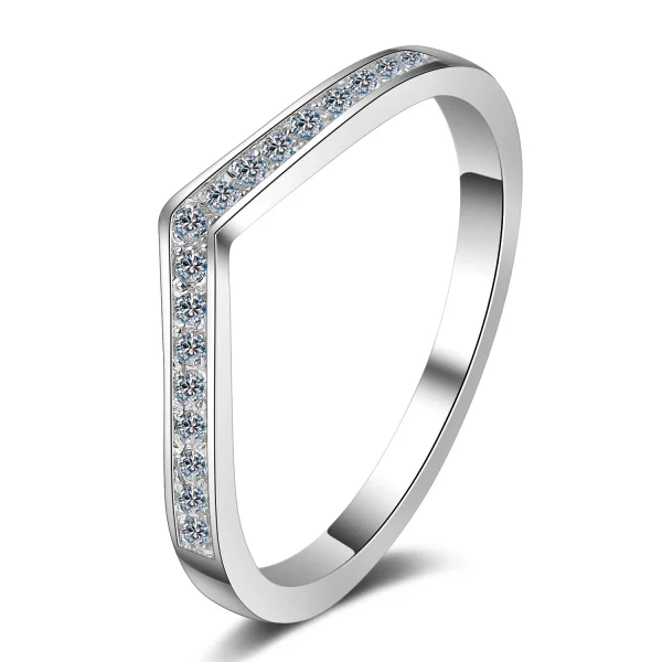 Moissanite 925 Sterling Silver Ring