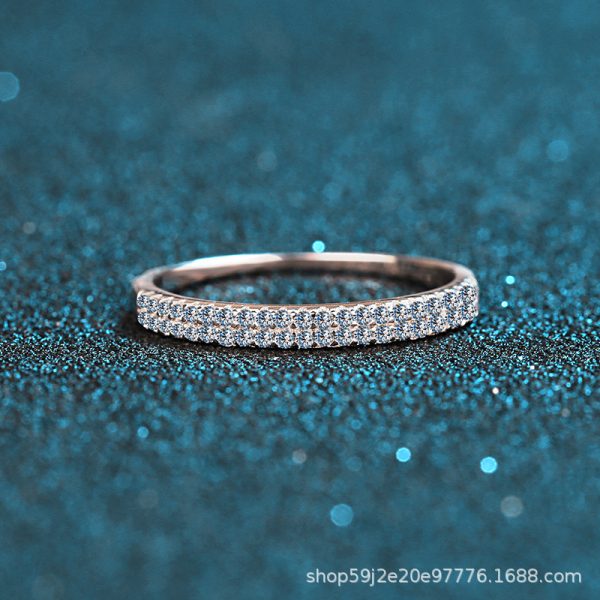Moissanite 925 Sterling Silver Ring