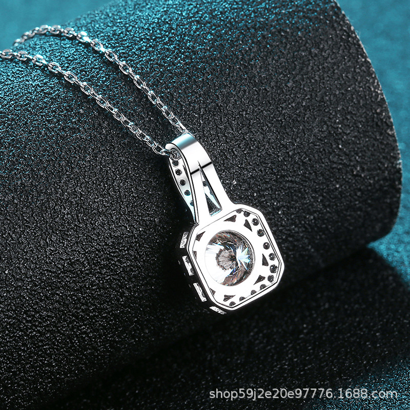 Moissanite 925 Sterling Silver Necklace - Image 3
