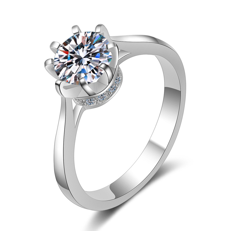 Moissanite 925 Sterling Silver Ring - Image 5