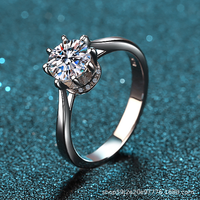 Moissanite 925 Sterling Silver Ring