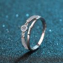 Moissanite 925 Sterling Silver Ring