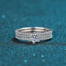 Moissanite 925 Sterling Silver Ring