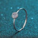 Moissanite 925 Sterling Silver Ring