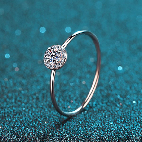 Moissanite 925 Sterling Silver Ring