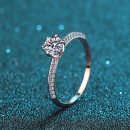 Moissanite 925 Sterling Silver Ring