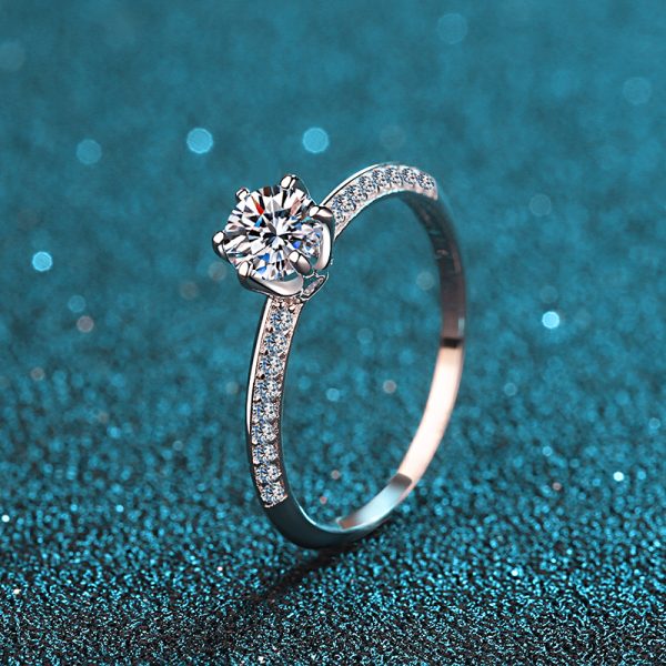 Moissanite 925 Sterling Silver Ring