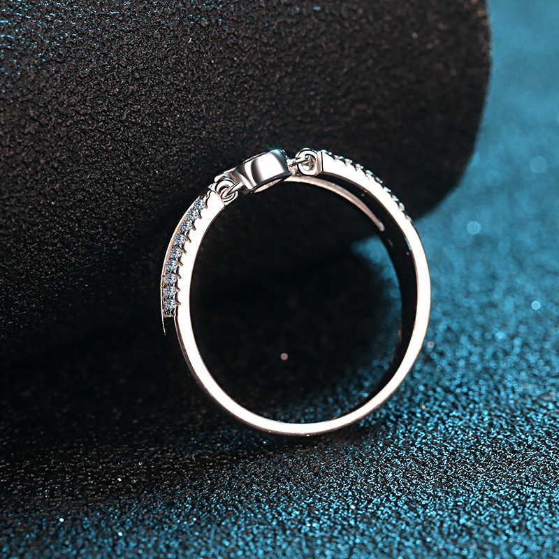 Moissanite 925 Sterling Silver Ring - Image 3