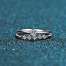 Moissanite 925 Sterling Silver Ring