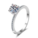 Moissanite 925 Sterling Silver Ring