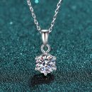 Moissanite 925 Sterling Silver Necklace