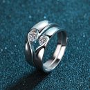 Moissanite 925 Sterling Silver Ring
