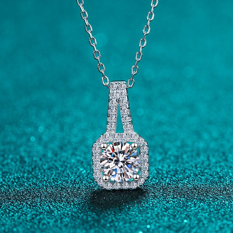 Moissanite 925 Sterling Silver Necklace - Image 10