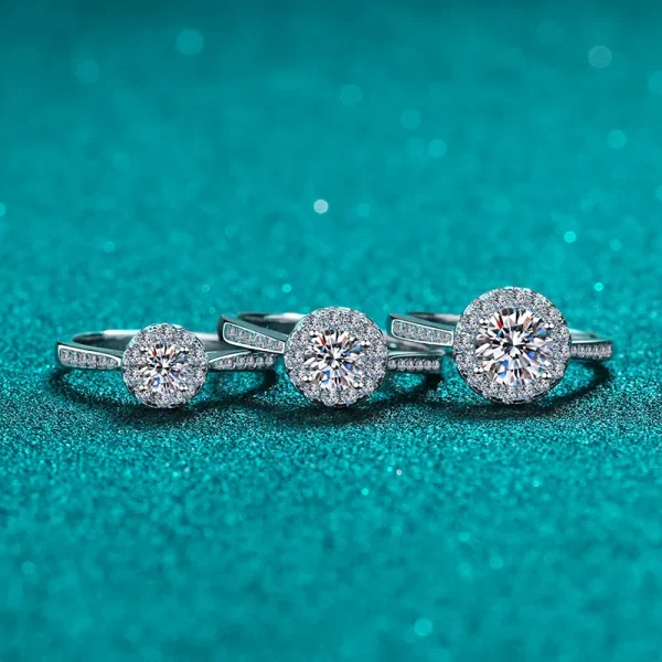 Moissanite 925 Sterling Silver Ring