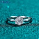 Moissanite 925 Sterling Silver Ring